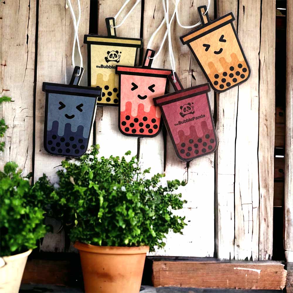 5 Bubble Panda Air Fresheners