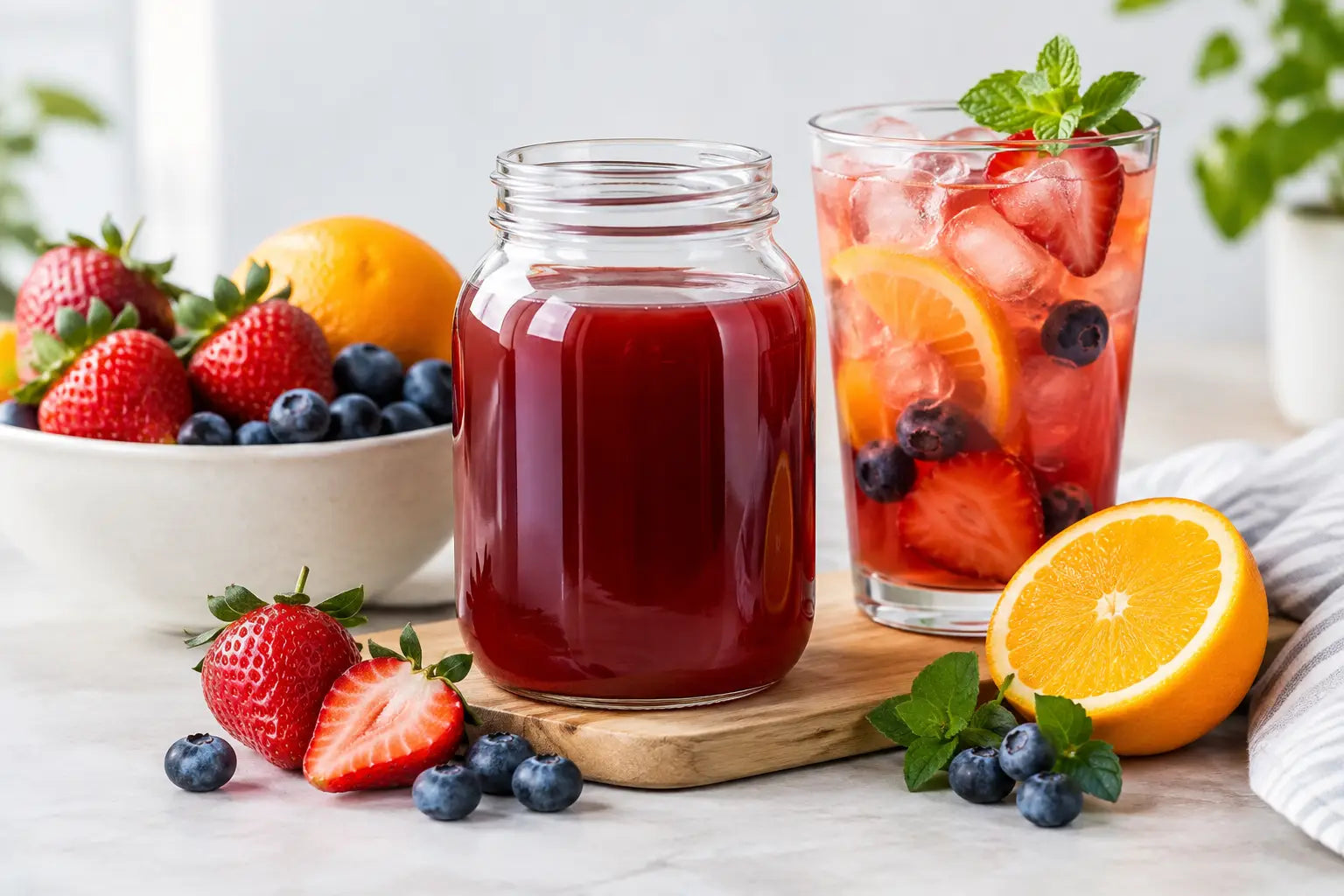 How to Make Fruit Tea Concentrate at Home