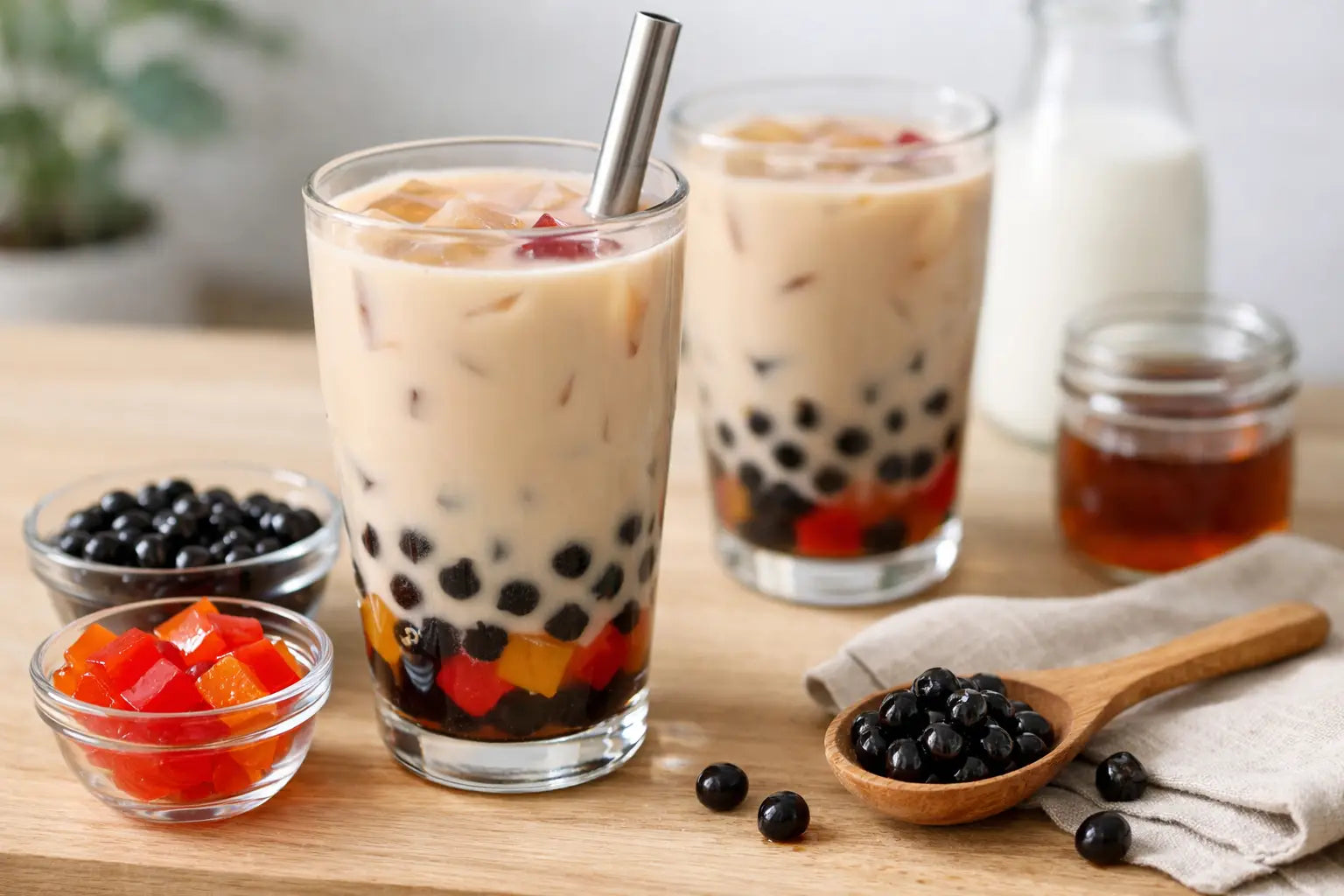 How to Make Bubble Tea with Jelly at Home