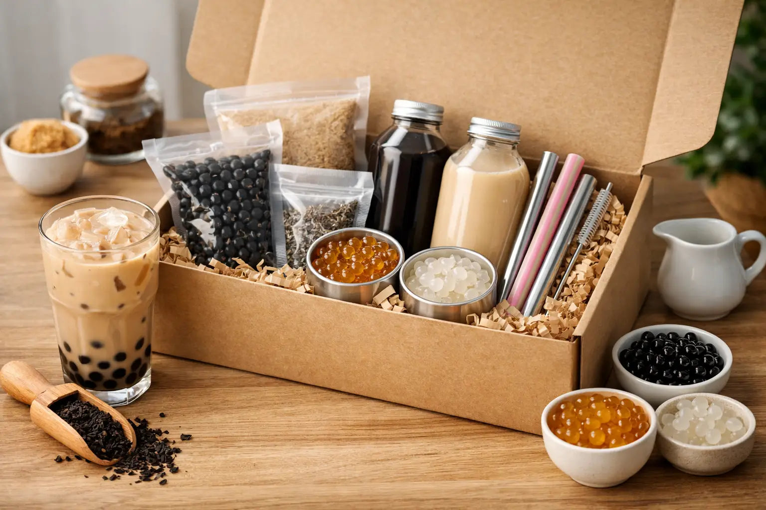 How to Assemble a Boba Gift Box That Delights