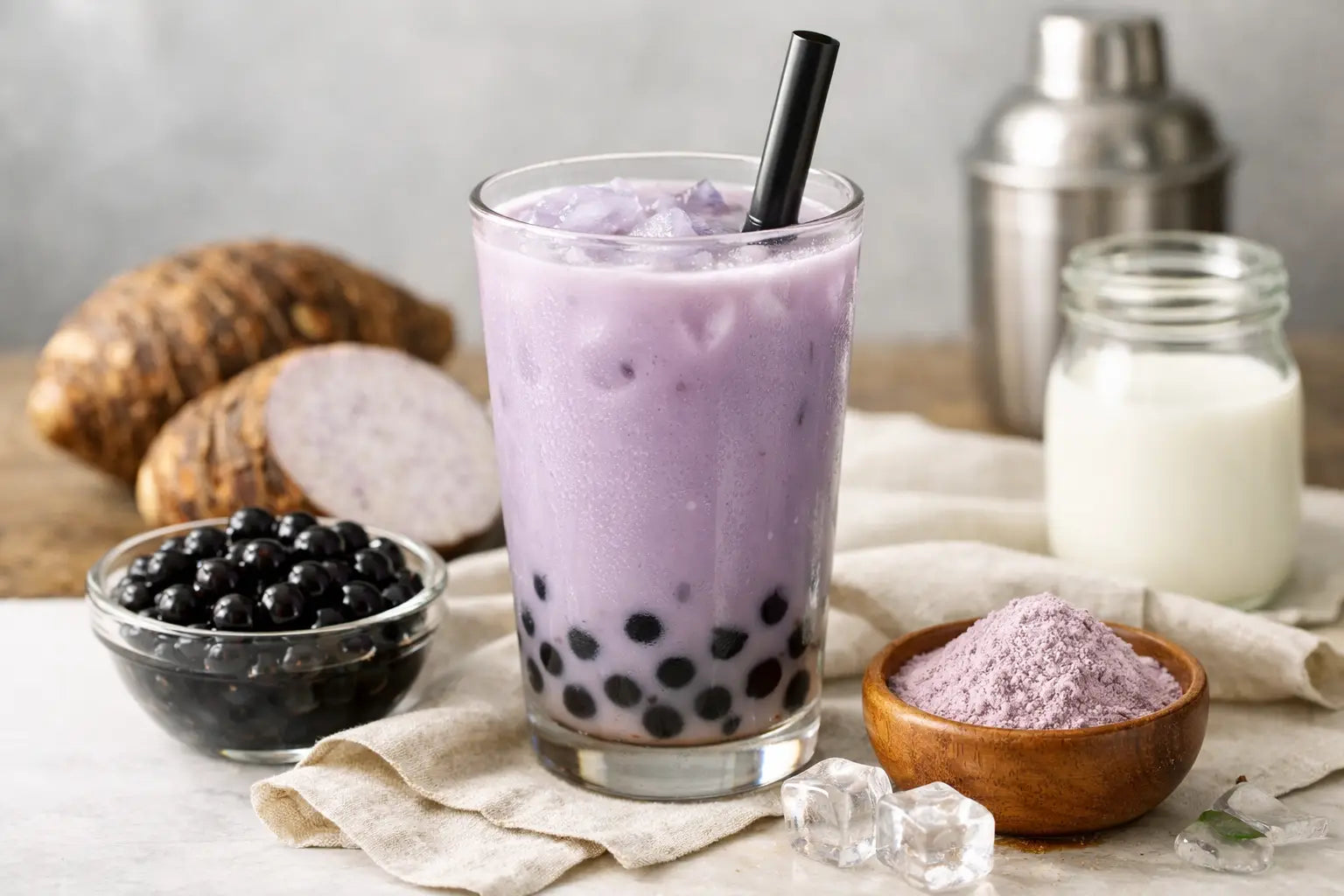 How to Make Taro Bubble Tea at Home