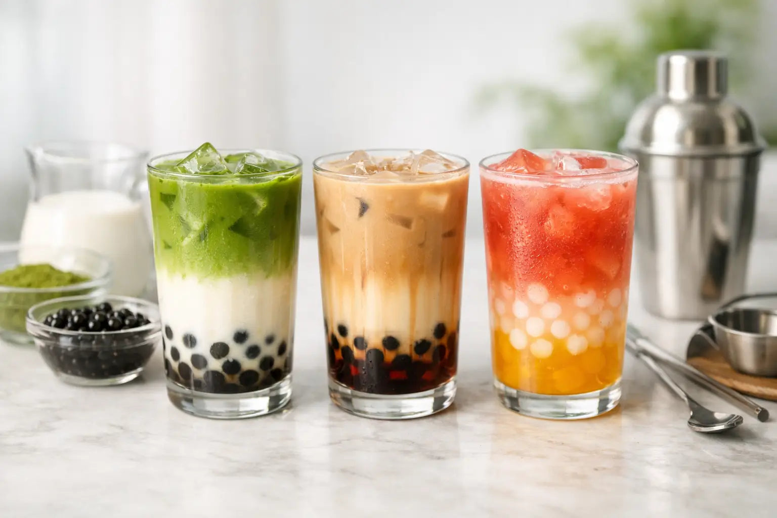 How to Layer Bubble Tea for Café-Style Drinks