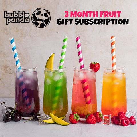 3 Month Fruit Bubble Tea Subscription