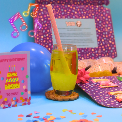 Personalised Musical Birthday Bubble Tea Kit