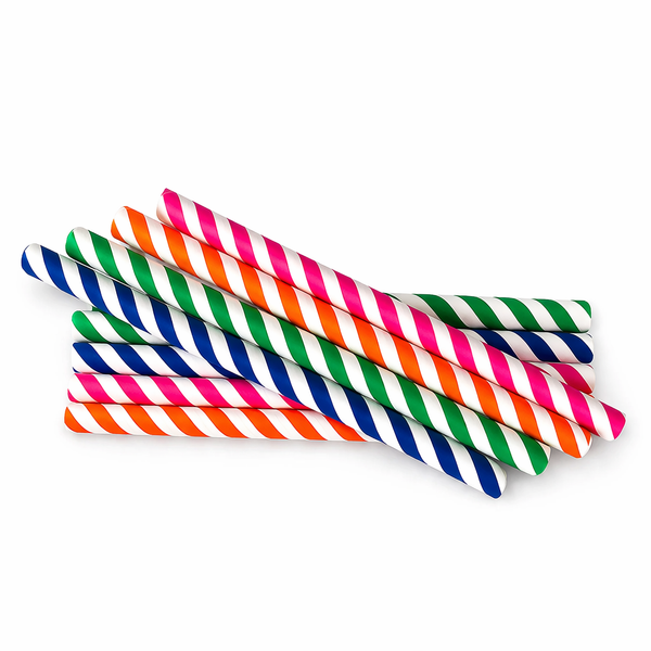 4 Paper Bubble Tea Straws