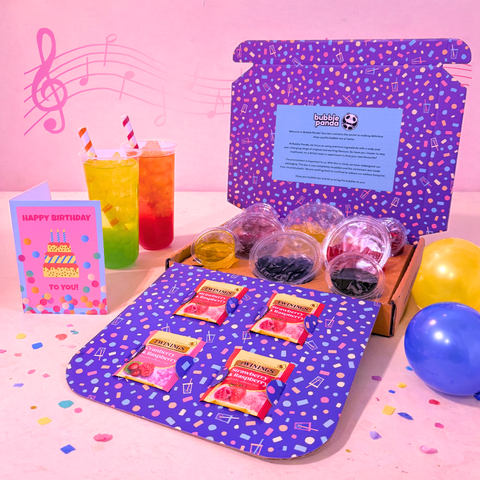 Personalised Musical Birthday Bubble Tea Kit