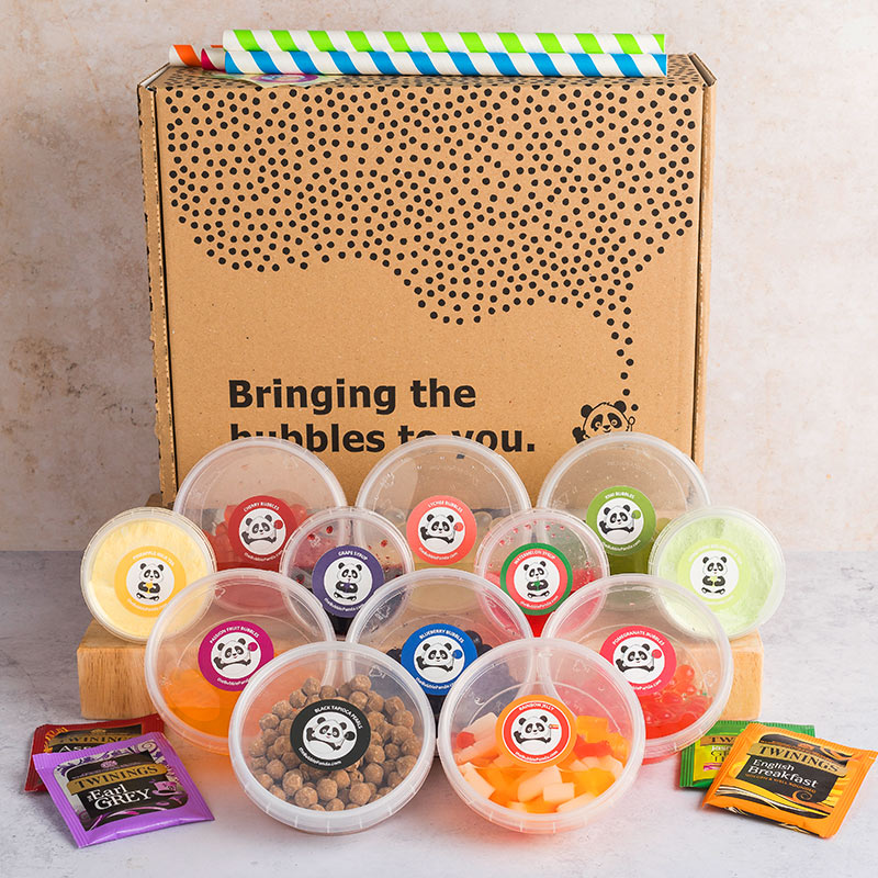 Make Your Own Bubble Tea Kit Boba Kit Box Bubble Panda Make your own bubble tea kit boba kit box bubble panda